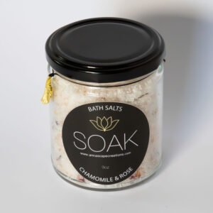 Chamomile & Rose Bath Salts - 9oz