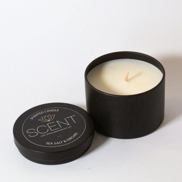 Sea Salt & Orchid Scented Candle - 3oz